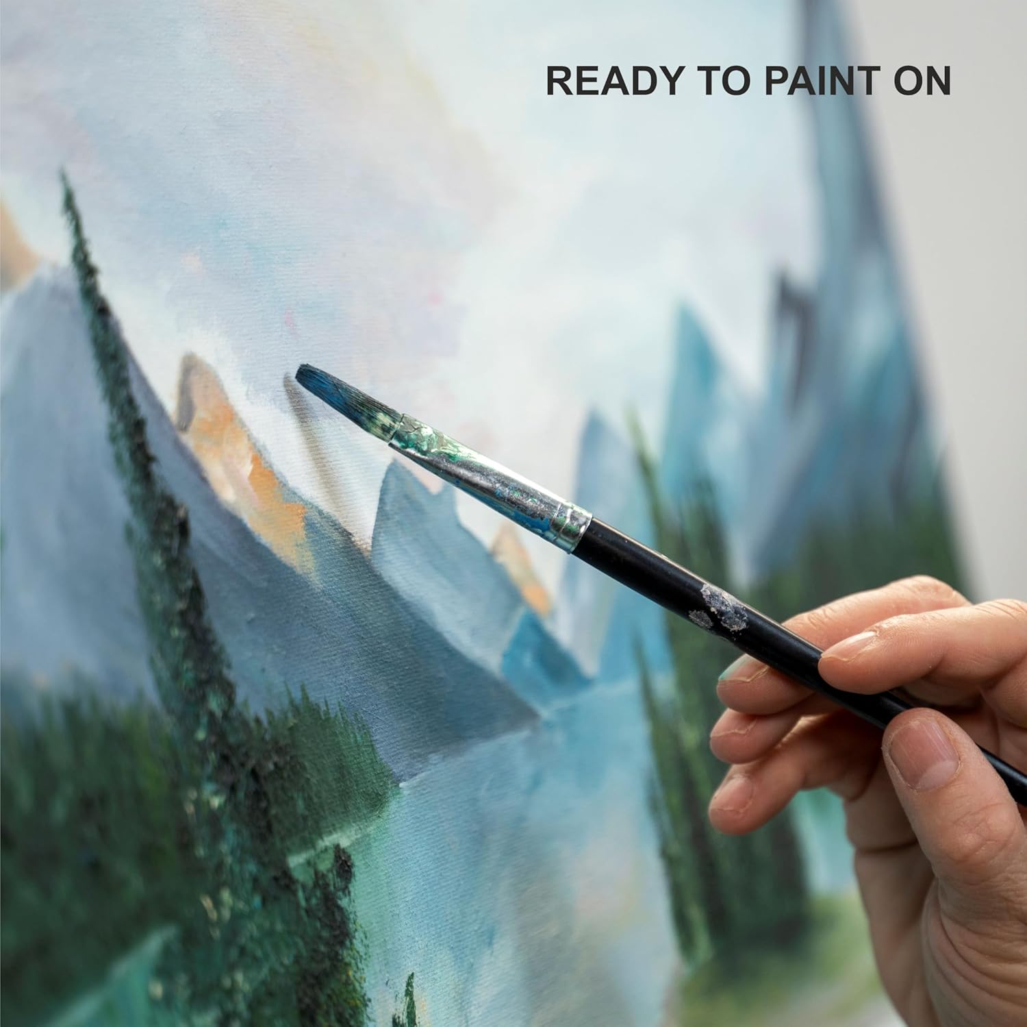 Anupam Primed Canvas Board for Painting, Canvas Boards Painting Canvas Panels for Oil, Acrylic Paint Gouache and Tempera for Beginners & Artists